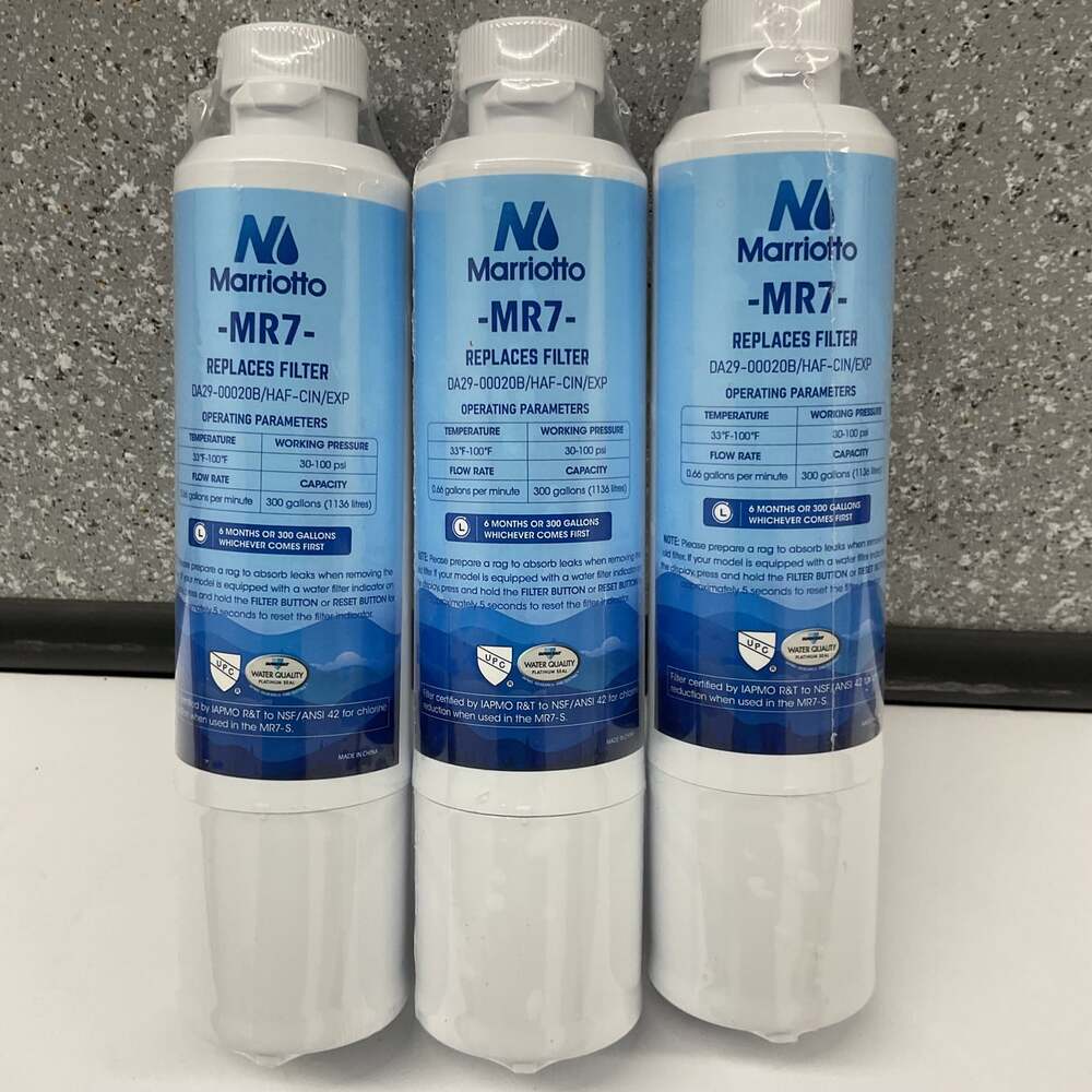3-Pack Marriotto MR7 Refrigerator Water Filter Replaces DA29-00020B HAF-CIN/EXP